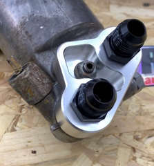 Adaptateur pour durites AN porte filtre à huile moteur M60 / M62