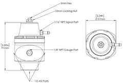 Régulateur de pression carburant TURBOSMART FPR10 - Performance-shop