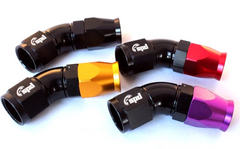 Raccord AN12 45° Full-Flow PTFE - Performance-shop