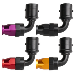 Raccord Rapide AN8 90° PTFE