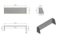Plaque à souder berceau moteur Volvo 240 swap LS - Performance-shop