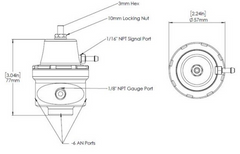 Régulateur de pression carburant TURBOSMART FPR6 - Performance-shop