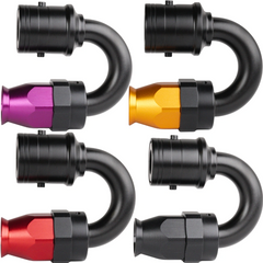 Raccord Rapide AN10 180° PTFE