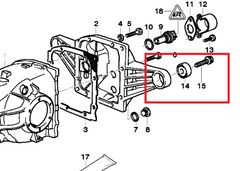 Silentblocs arrière de différentiel polyuréthane BMW E36